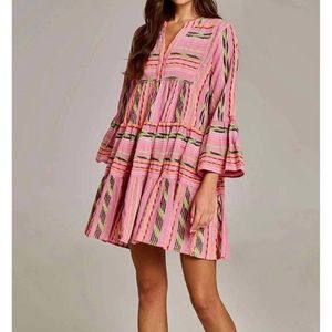 Devotion Twins Embroidered Ella Tunic Dress NEW